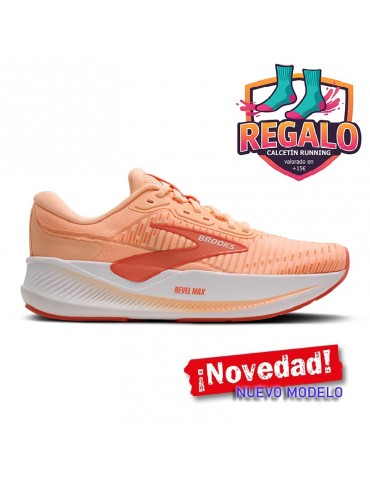 Brooks REVEL MAX Mujer Coral